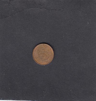 Beschrijving: 1/2 Cent WILHELMINA